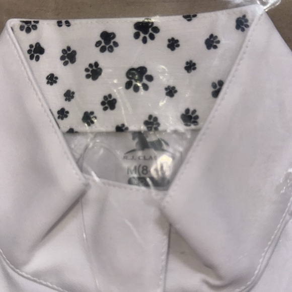 New Equestrian RJ Classics Maddie Jr Girls Show Shirt - size 8-10 - Picture 6 of 6